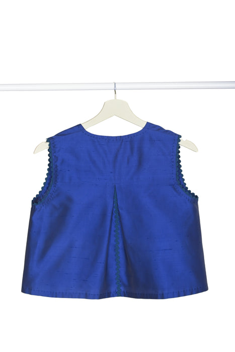 back of silk shantung-woman-top-handamade in Florence 