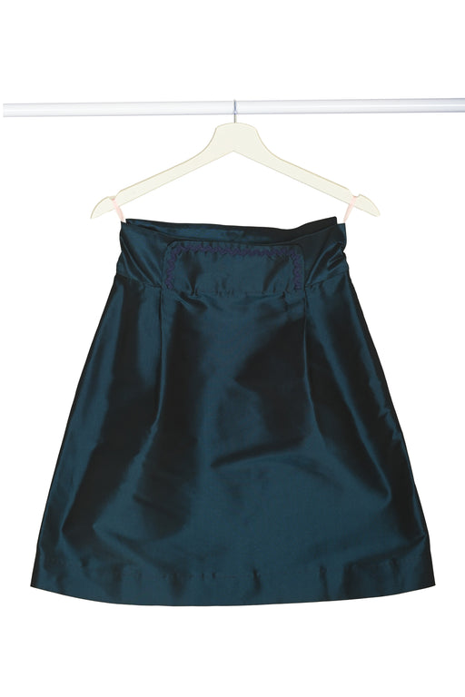 silk taffeta woman longuette skirt handmade in Florence