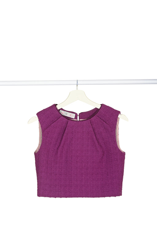 wool bouclè woman top handmade in Florence